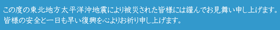 東北地方太平洋沖地震について