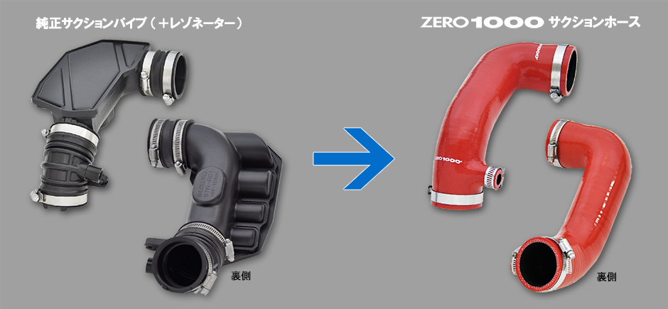 ZERO-1000/商品詳細 ZC33S 強化サクションホース&ターボホースセット
